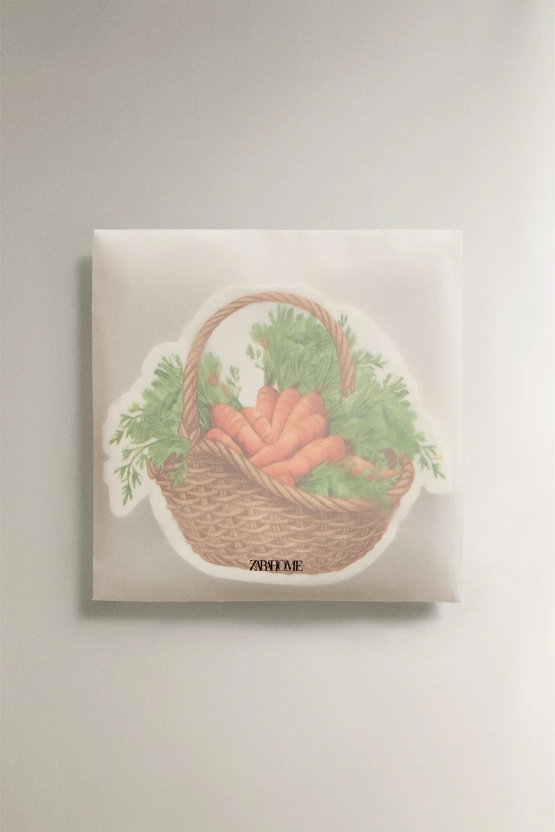 LOT DE SERVIETTES EN PAPIER CAROTTES (LOT DE 20)