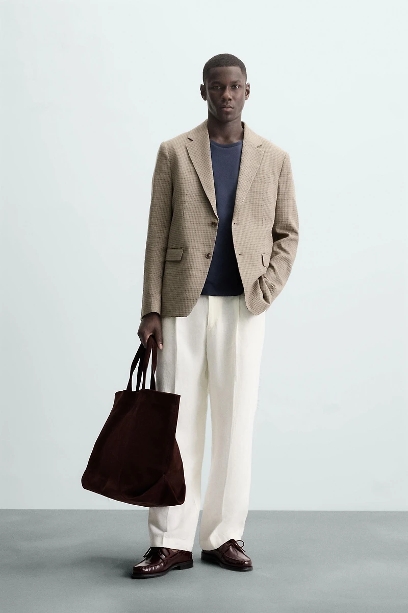 BLAZER PIED-DE-POULE