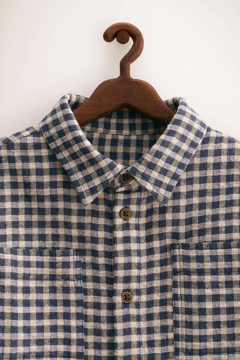 ZARA TIMELESS - CHEMISE À CARREAUX VICHY