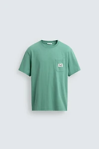 REGULAR FIT PATCH POCKET T-SHIRT