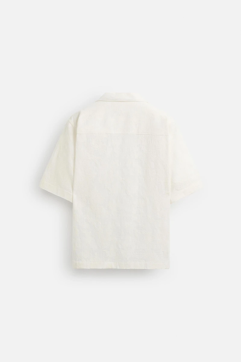 FLORAL JACQUARD SHIRT