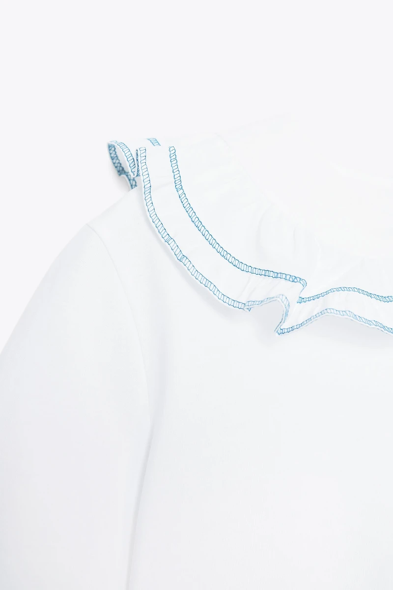 PETER PAN COLLAR T-SHIRT