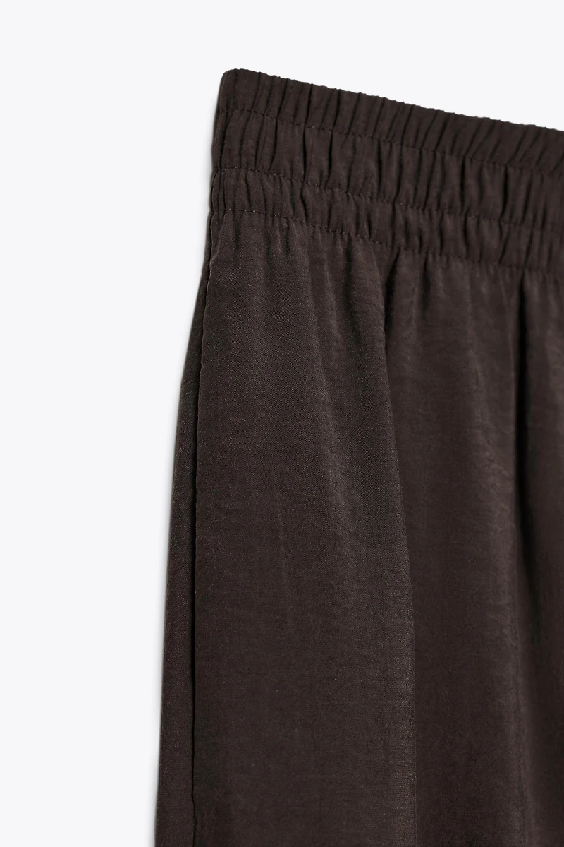 PANTALON LARGE TAILLE ÉLASTIQUE