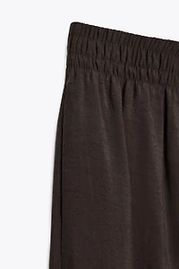 PANTALON LARGE TAILLE ÉLASTIQUE