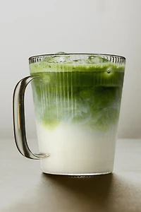 BOROSILICATE GLASS MUG WITH LINES