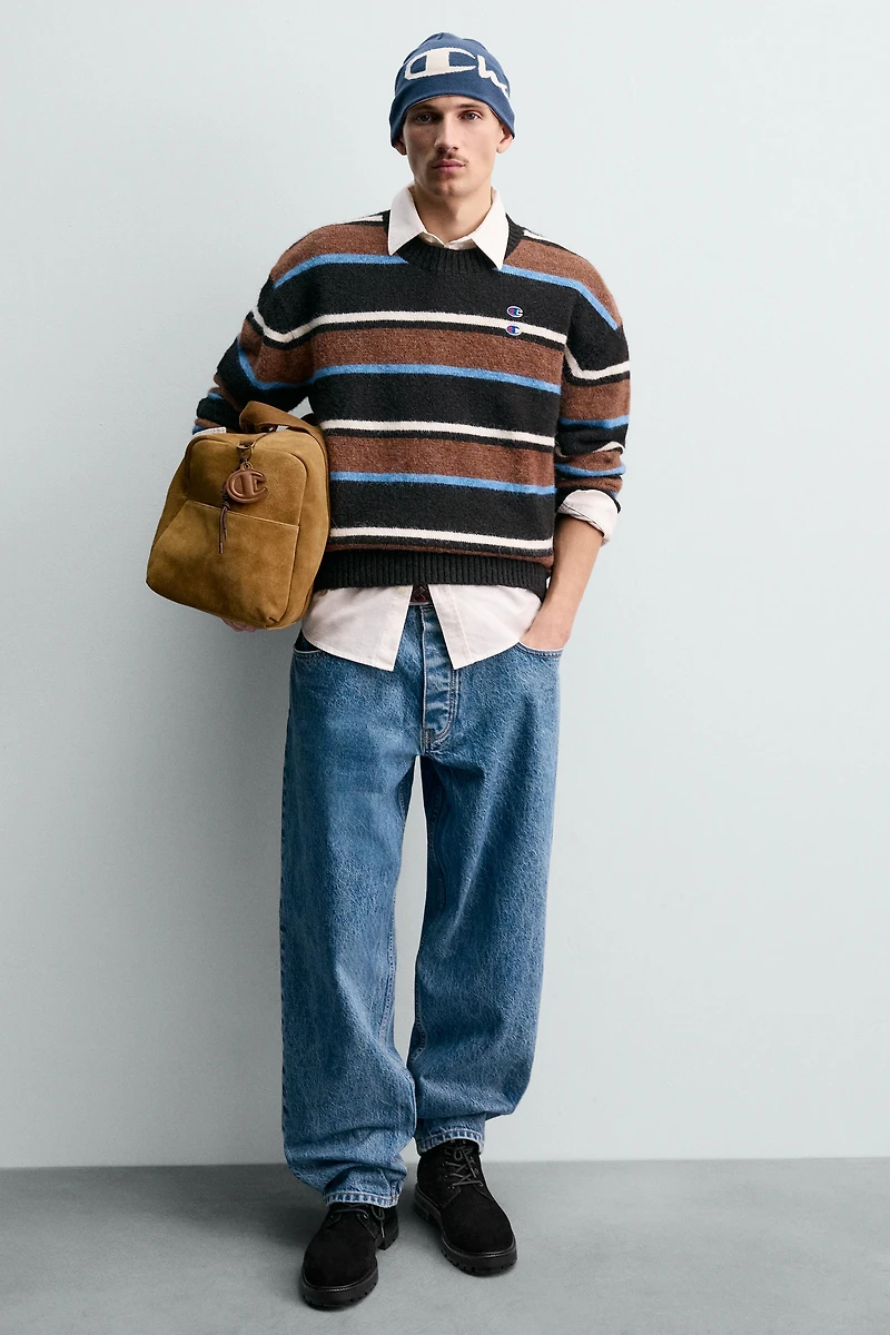 BOTTES EN CUIR AVEC LACETS CHAMPION ® X ZARA