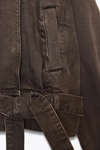 COTTON BELTED JACKET