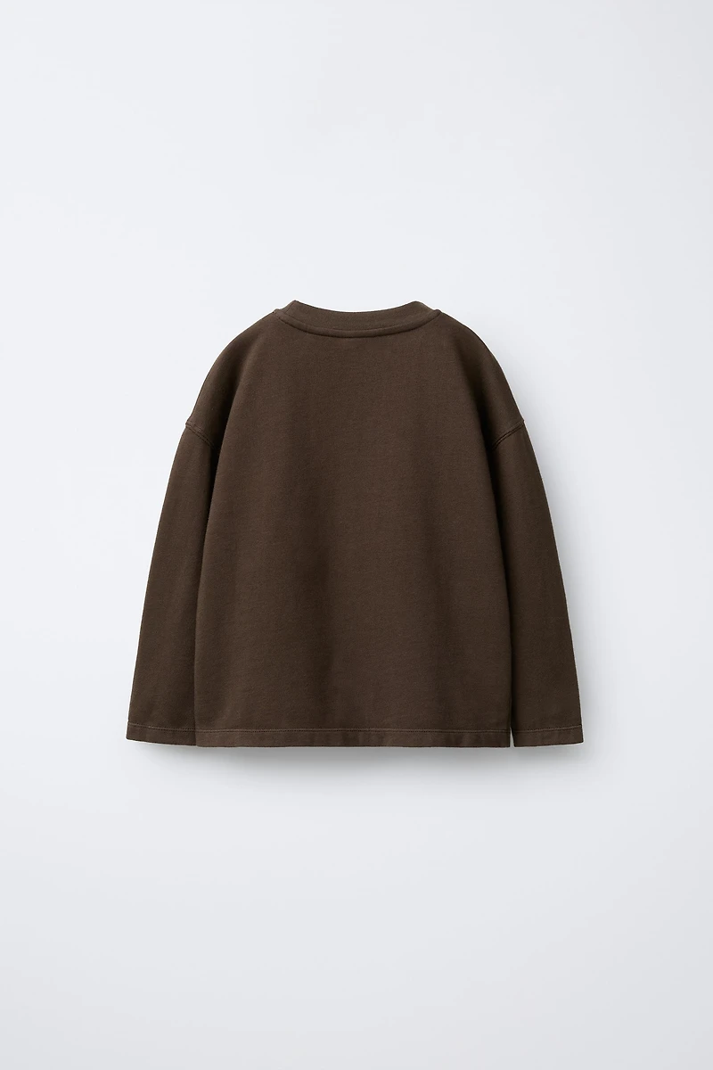 HEAVY WEIGHT TEXT T-SHIRT