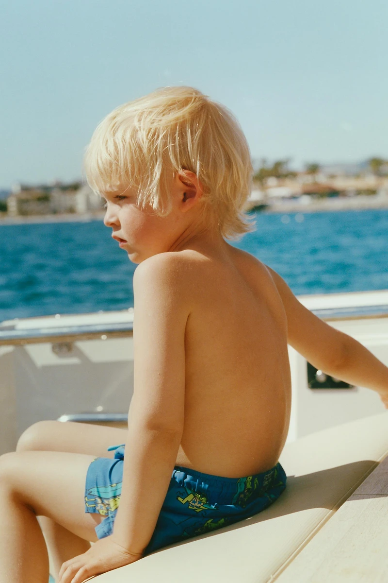 2-6 YEARS/ CROCODILE SWIM SHORTS