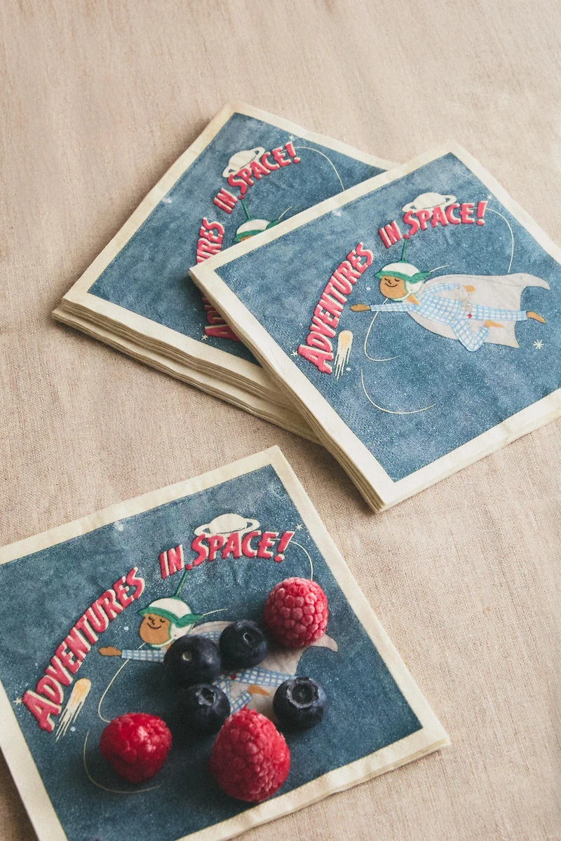 KIDS' SPACE PAPER NAPKINS