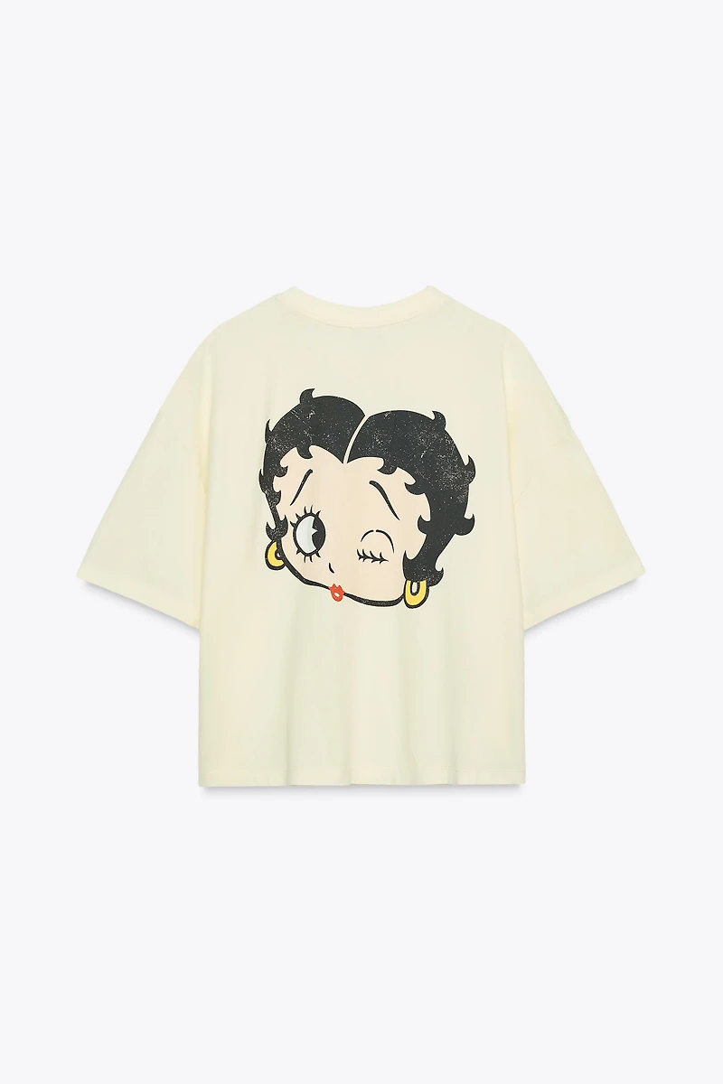 T-SHIRT BETTY BOOP® EFFET DÉLAV