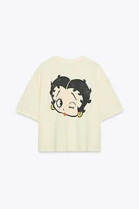 T-SHIRT BETTY BOOP® EFFET DÉLAV