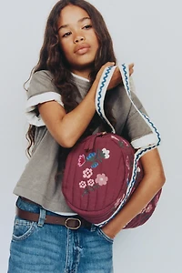 EMBROIDERED BOWLING BAG