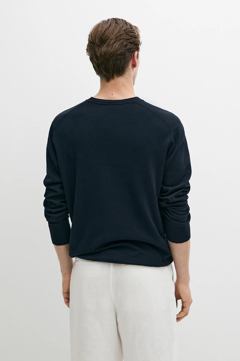 Pull en coton mélangé
