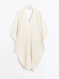 Long satin tunic dress - STUDIO