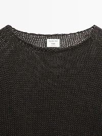 Oversize short sleeve sweater - STUDIO