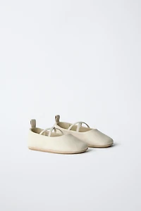 BALLERINES EN CUIR
