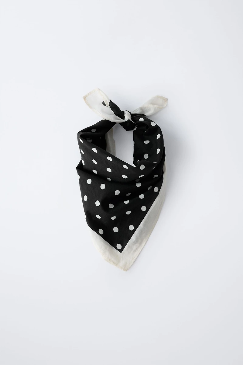 SQUARE POLKA DOT BANDANA