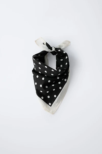 SQUARE POLKA DOT BANDANA