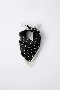 SQUARE POLKA DOT BANDANA