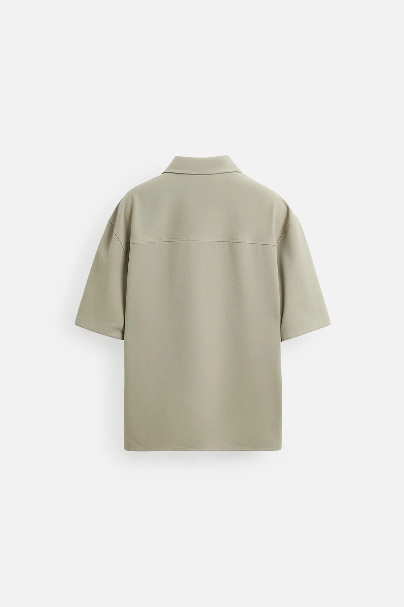 TECHNICAL ZIP POLO SHIRT