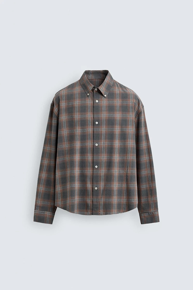 CHEMISE RELAXED FIT À CARREAUX