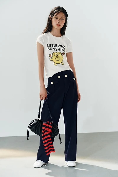 LITTLE MISS SUNSHINE SLUB T-SHIRT