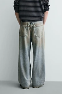 VINTAGE WASH BAGGY FIT JEANS