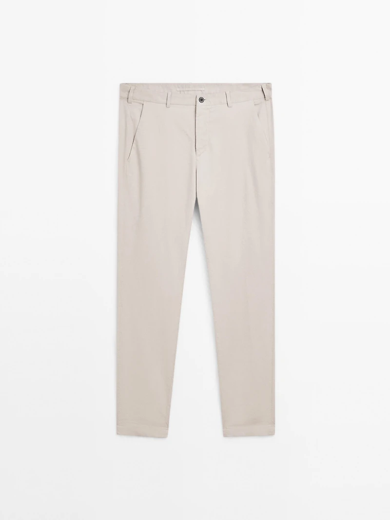 Slim fit trousers