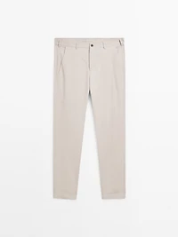 Slim fit trousers