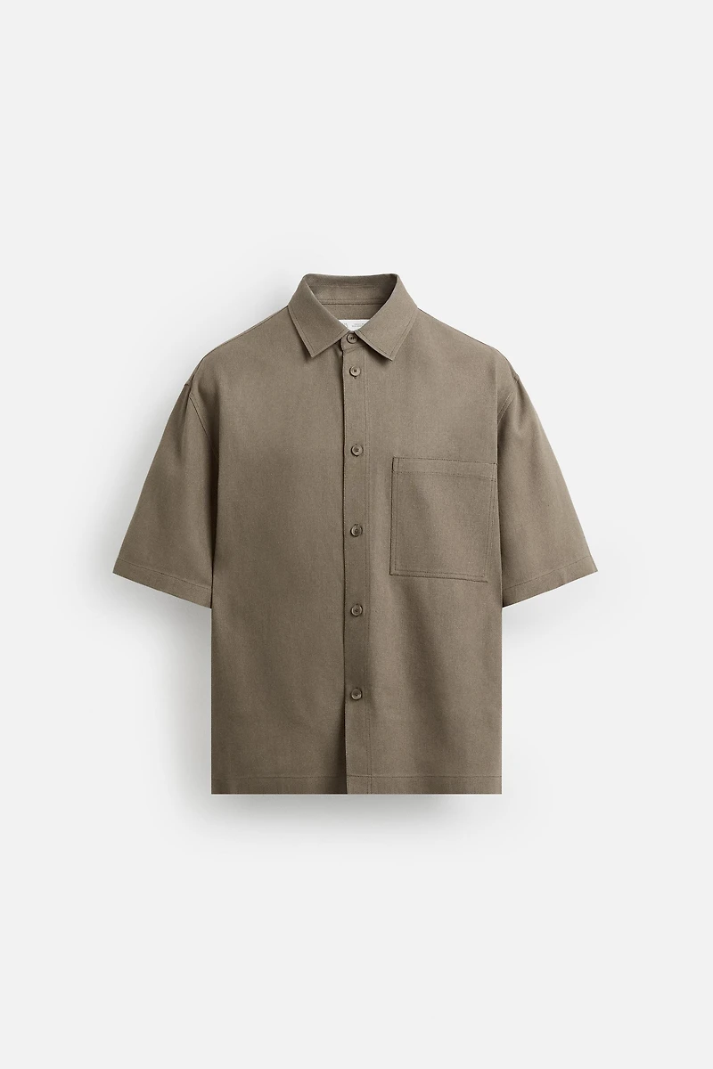 VISCOSE - JUTE SHIRT
