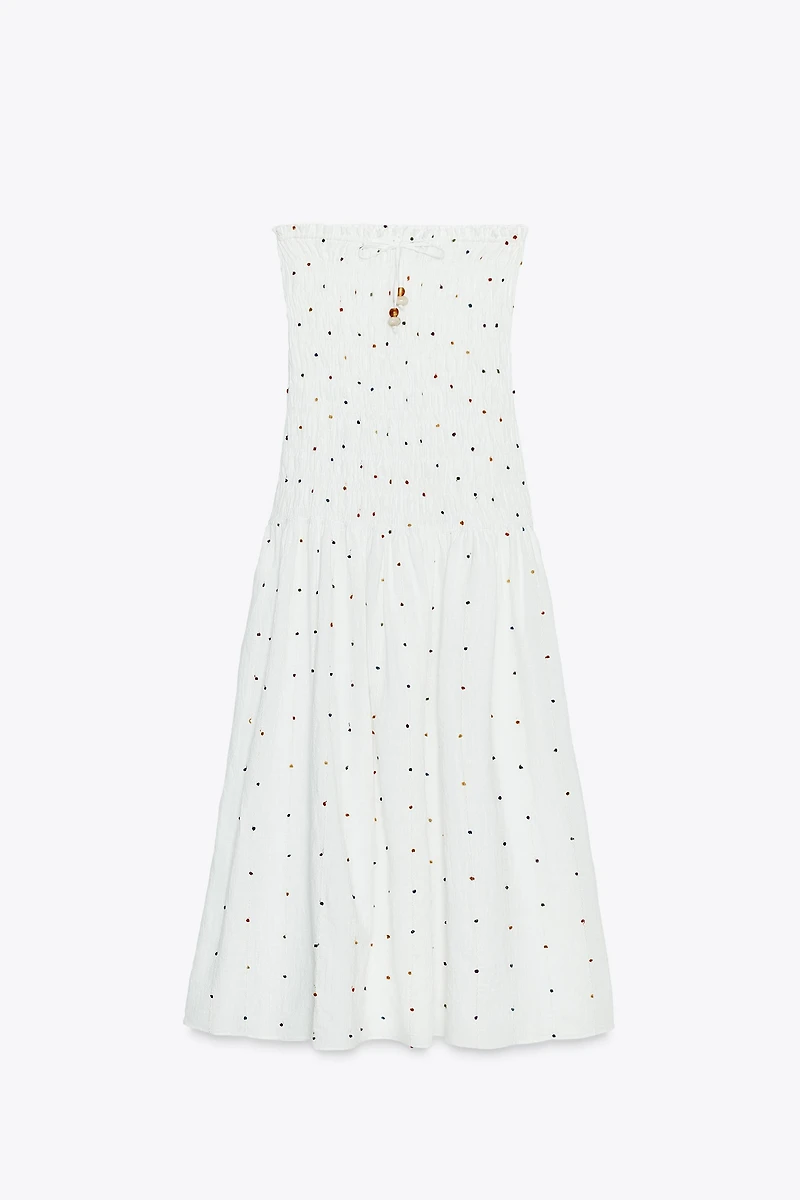 ROBE MIDI POMPONS
