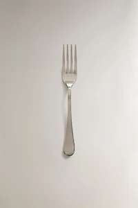 POLISHED STEEL SERVING FORK