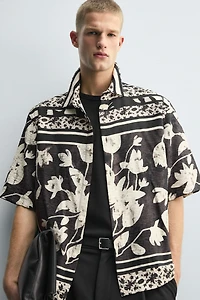 LEAF PRINT SHIRT
