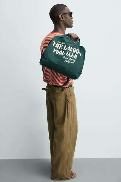 FABRIC SHOPPER BAG