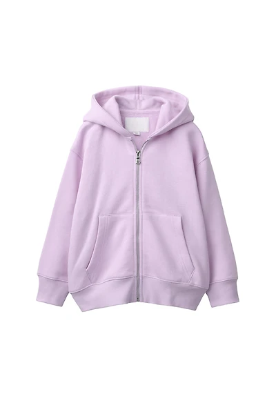 BASIC ZIP SWEATSHIRT