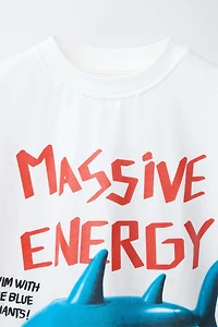 T-SHIRT IMPRIMÉ REQUIN