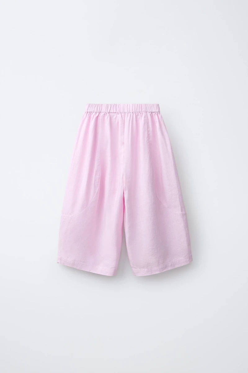 LINEN BLEND PANTS