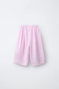 LINEN BLEND PANTS