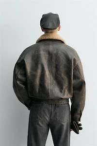 LIMITED EDITION MATCHING COLLAR LEATHER JACKET