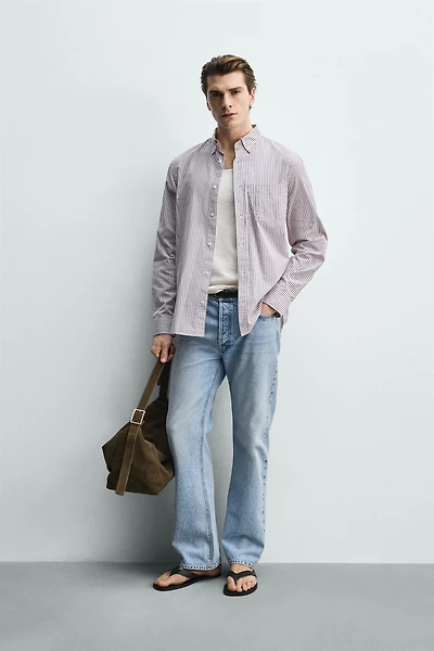 CHEMISE REGULAR FIT À RAYURES