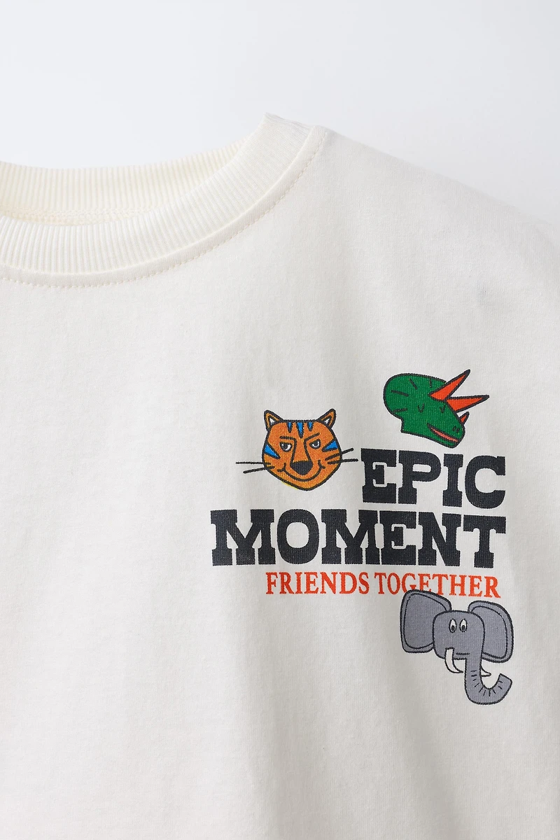 ZOO ANIMAL PRINT T-SHIRT