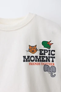 ZOO ANIMAL PRINT T-SHIRT