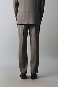 PANTALON DE COSTUME À CARREAUX