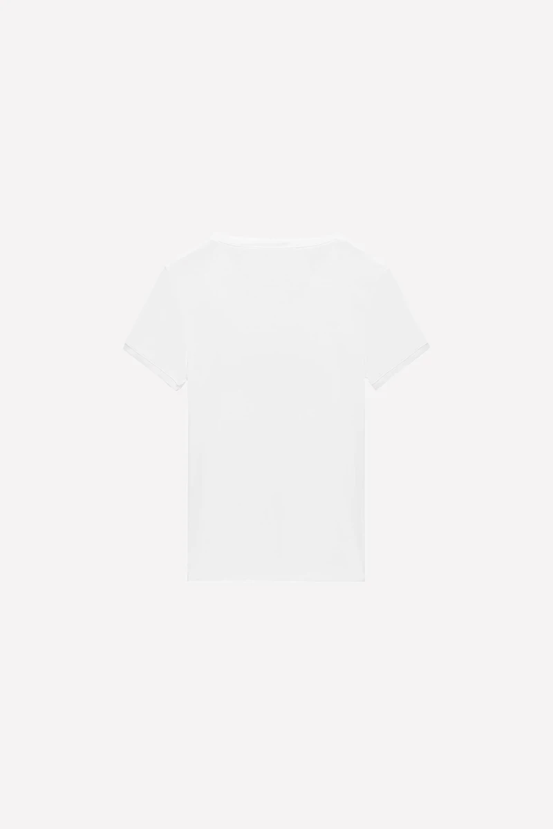 SPARKLY TEXT T-SHIRT LUDOVIC DE SAINT SERNIN x ZARA