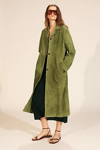 100% SUEDE LONG COAT LIMITED EDITION