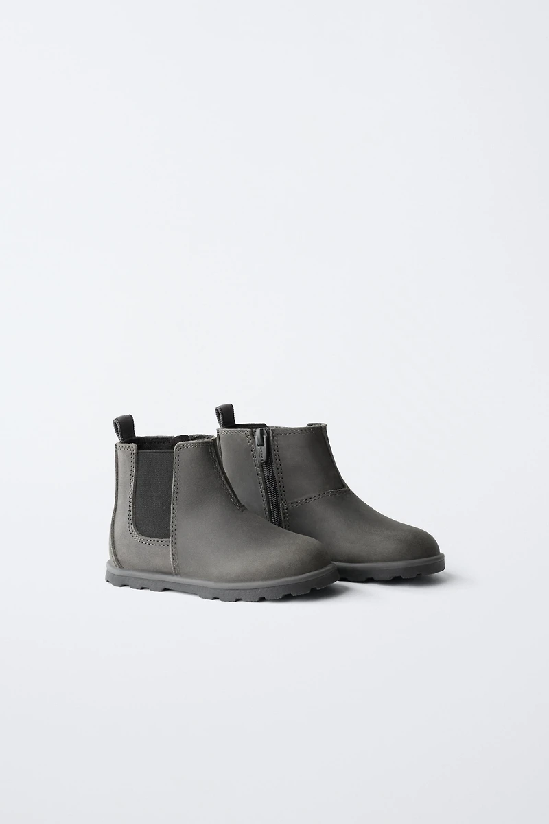 BOTTES CHELSEA EN CUIR BAREFOOT