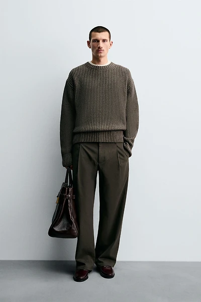 PULL STRUCTURÉ COTON - LAINE