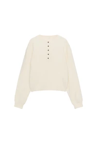 COTTON WAFFLE JUMPER