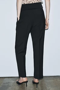 ZW COLLECTION LIMITED EDITION TIE WAISTBAND PANTS